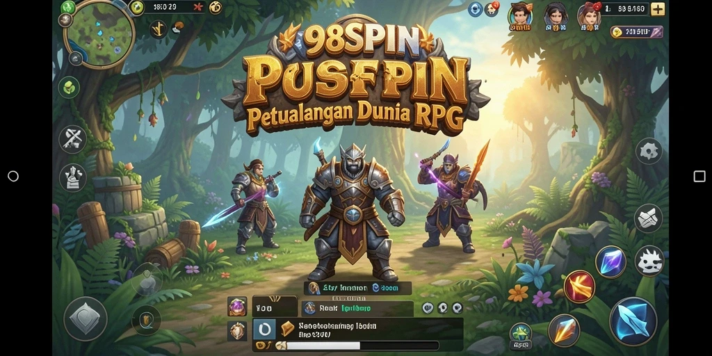 Tampilan gameplay RPG yang menawan dengan aksi seru.