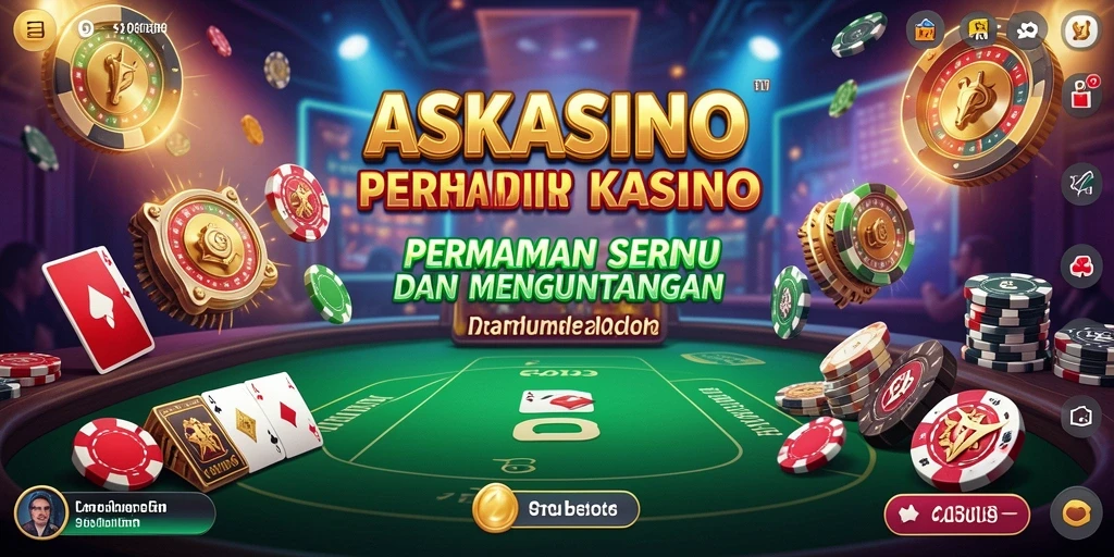 Screenshot gameplay ASKSINO menampilkan momen seru saat bermain Kasino.