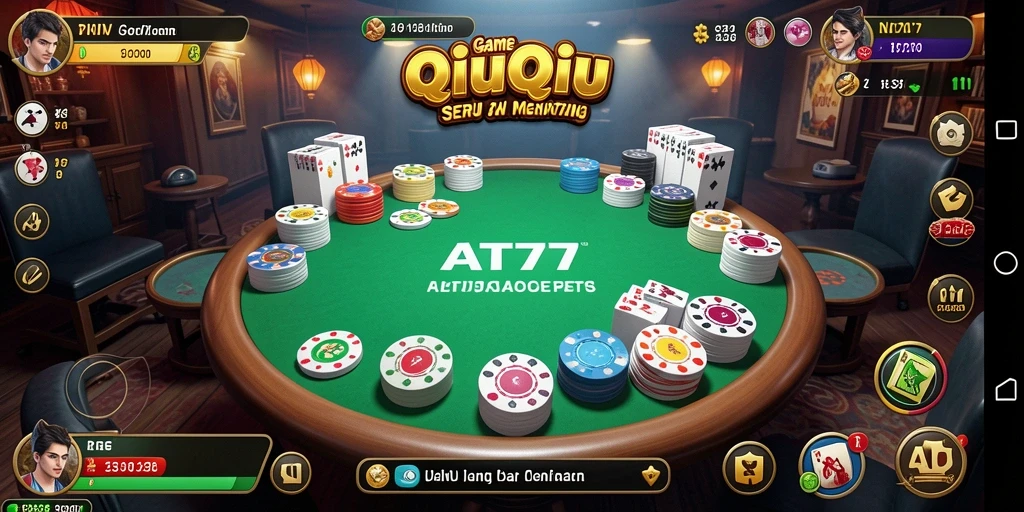 Screenshot utama AT777 dengan gameplay seru QiuQiu.