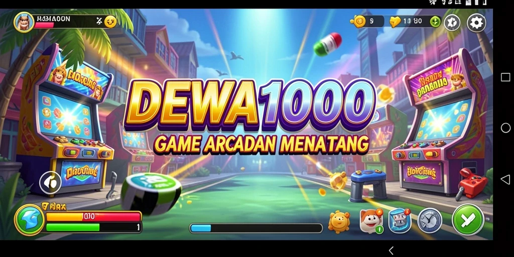 Tampilan gameplay seru dalam DEWA1000 yang menantang.