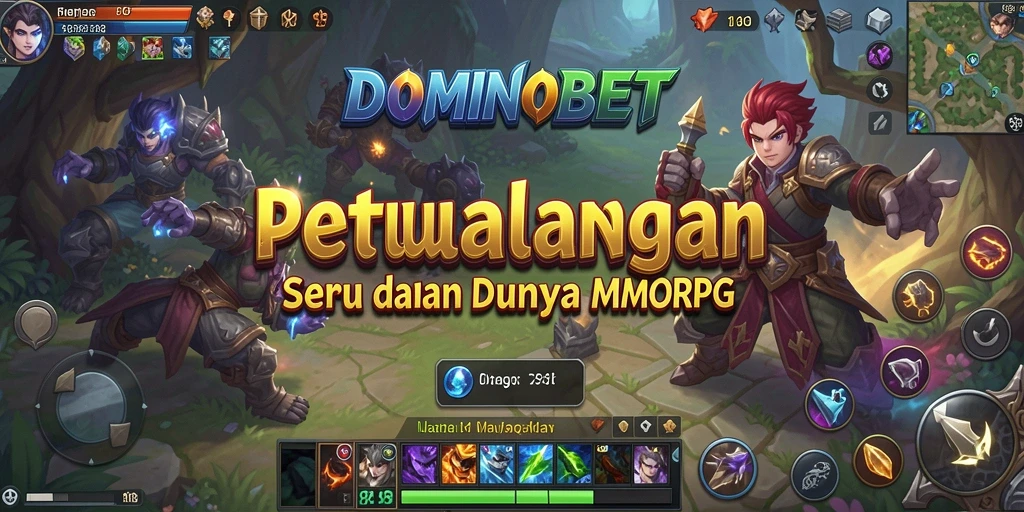 Tampilan gameplay mendebarkan saat menjelajahi dunia DOMINOBET.