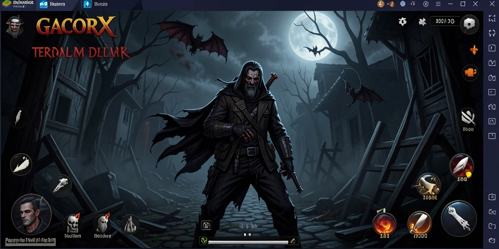 Gameplay menegangkan di dunia gelap GACORX.