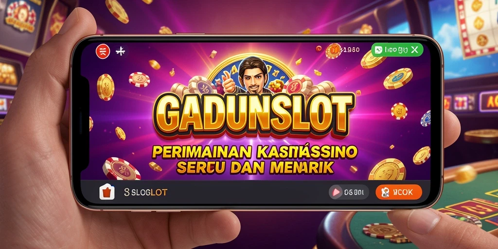 Tampilan gameplay seru GADUNSLOT dengan mesin slot yang menarik.