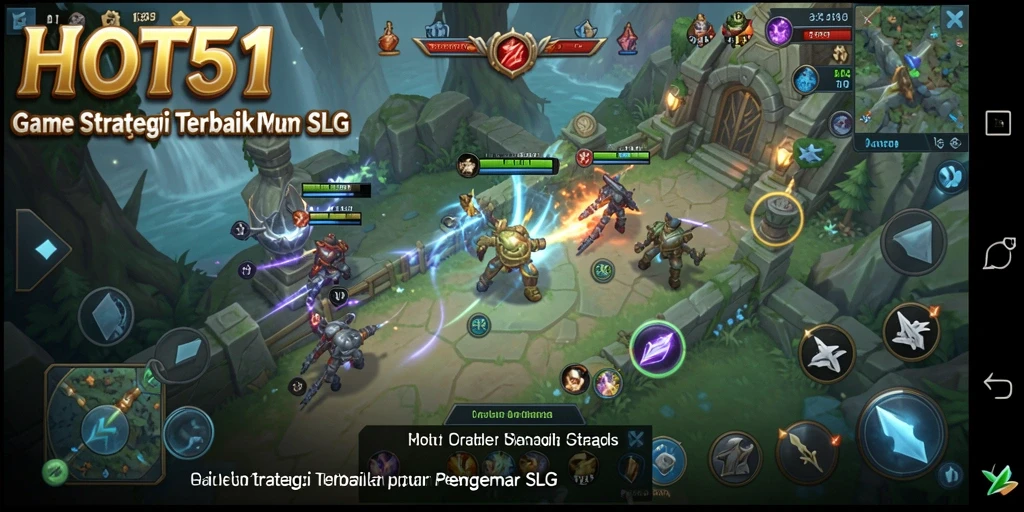 Tampilan menarik dari gameplay HOT51 yang menegangkan dan strategis.
