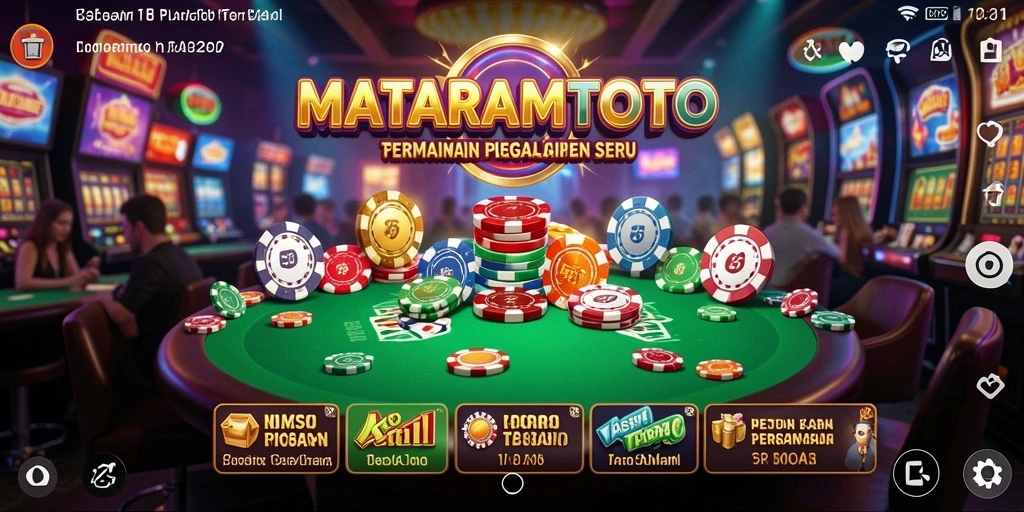 Tampilan menarik dari gameplay Kasino MATARAMTOTO yang seru.