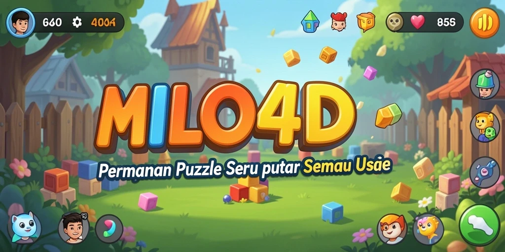 Tangkapan layar MILO4D menampilkan gameplay puzzle yang mengasyikkan.
