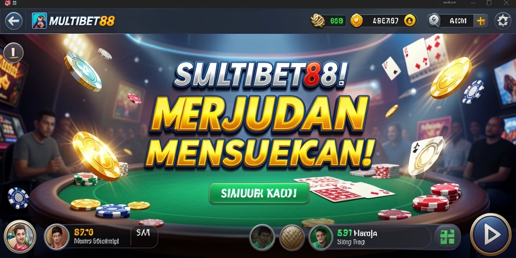 Tampilan gameplay menarik dari aplikasi MULTIBET88 dengan desain yang modern.
