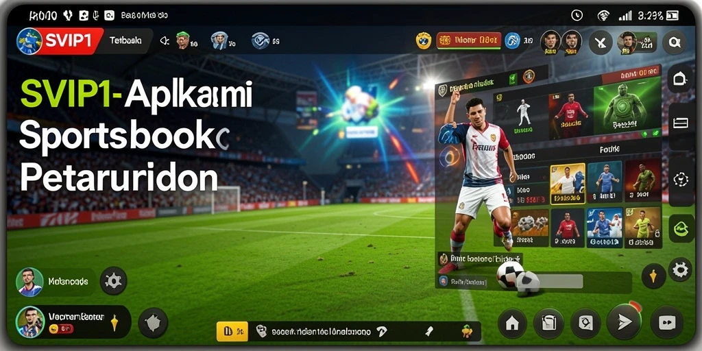 Tampilan screenshot SVIP1 saat taruhan olahraga berlangsung.