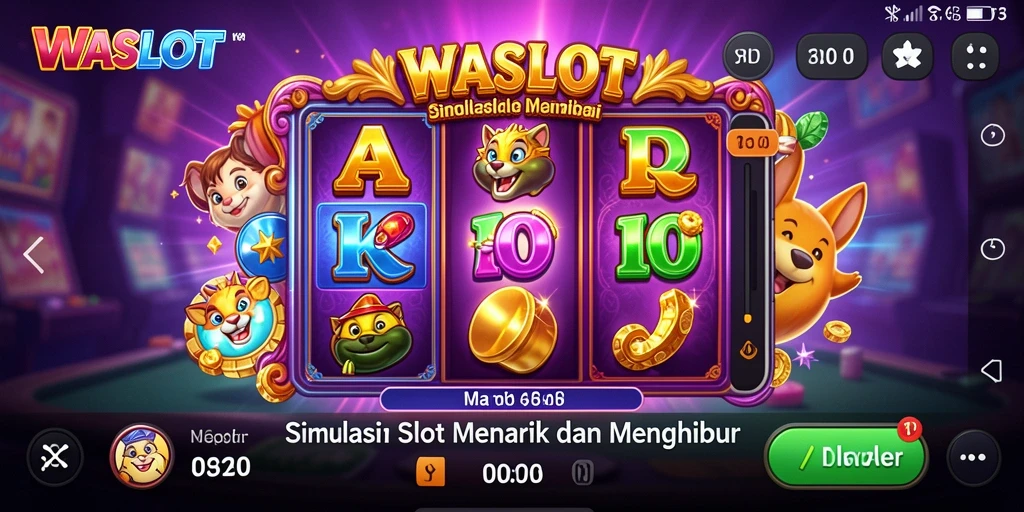 Tampilan menarik dari gameplay WASLOT yang seru dan menantang.