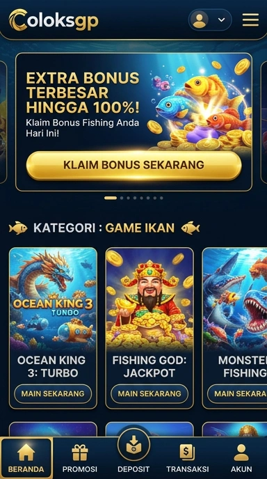 Tampilan antarmuka pengguna aplikasi coloksgp yang intuitif dan ramah.